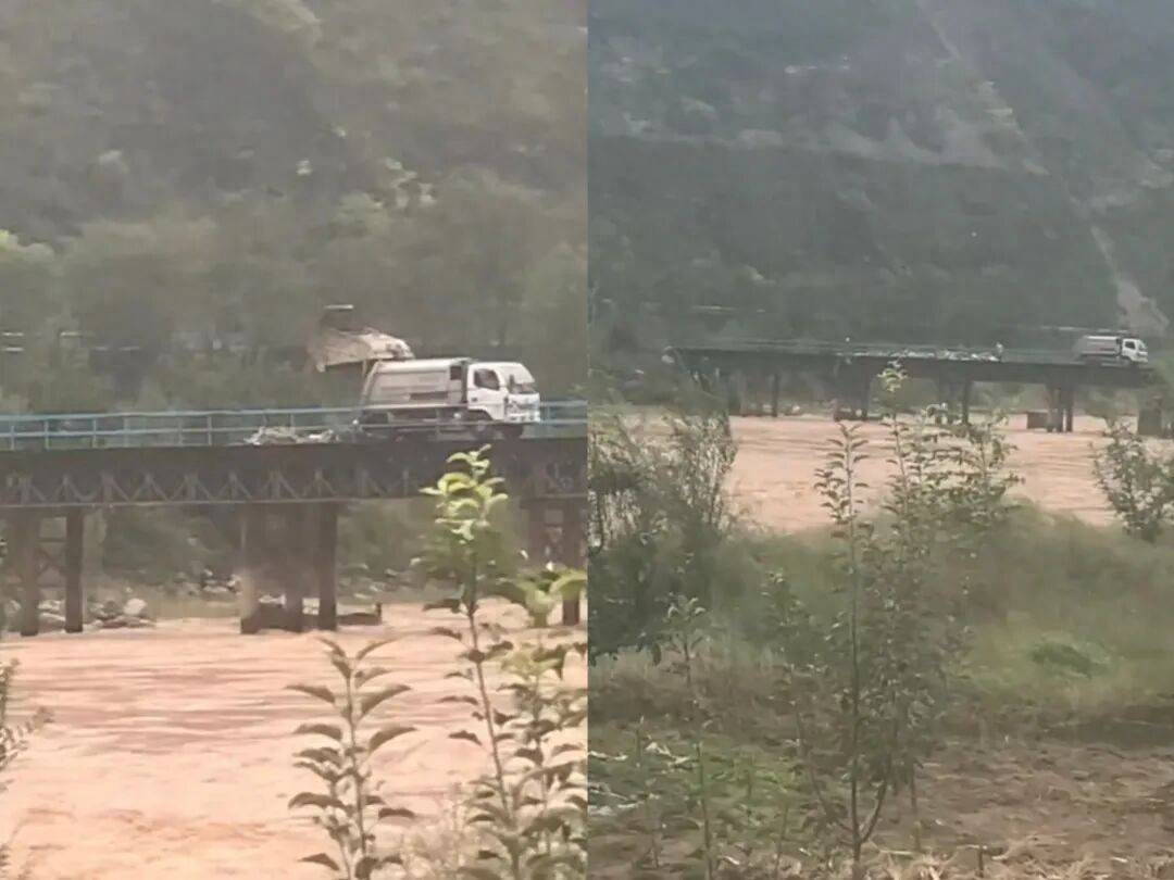 甘肅天水垃圾車(chē)往渭河傾倒垃圾，村民稱河里漲水，大橋無(wú)監(jiān)控，鎮(zhèn)政府：正在調(diào)查處理:西鳳酒
